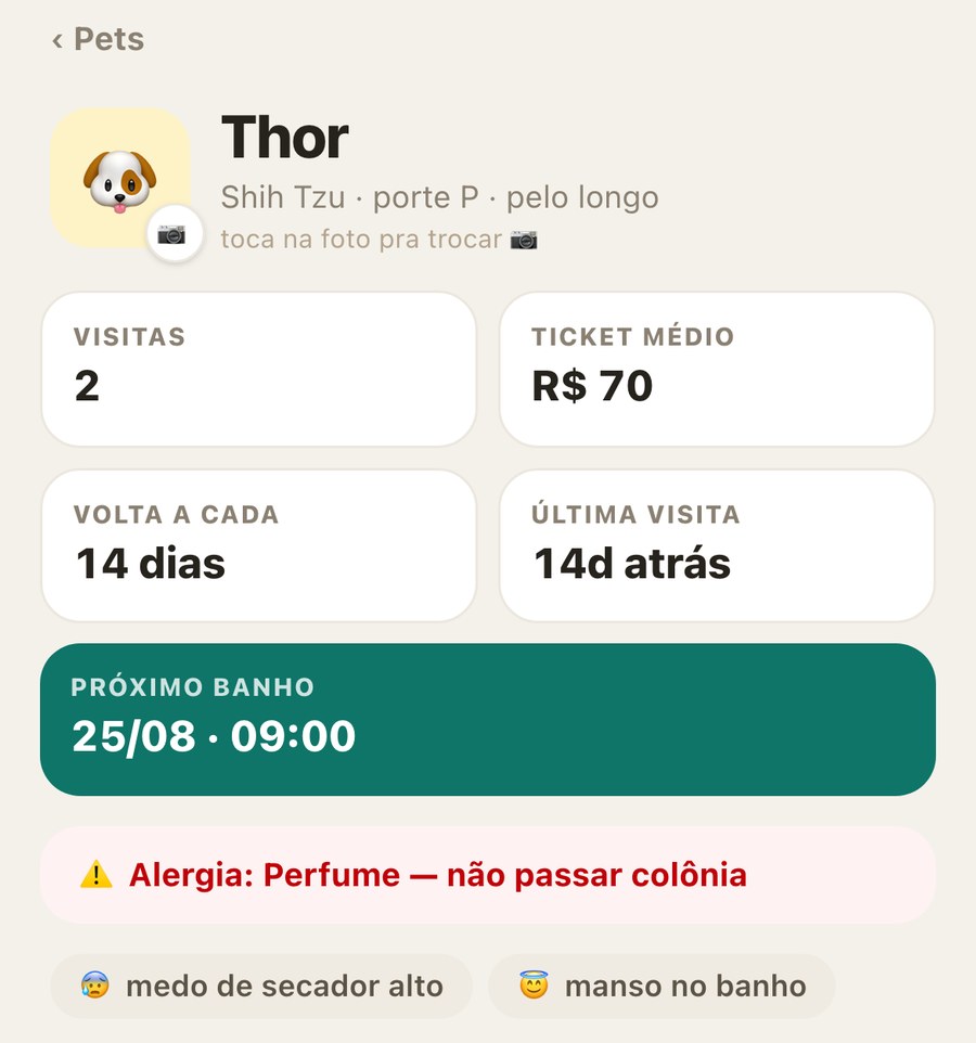 Qualquer pessoa da equipe atende como você atenderia